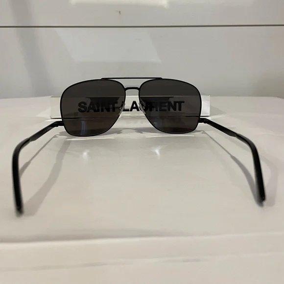 SAINT LAURENT SL 653 LEON-002 BLACK SUNGLASSES